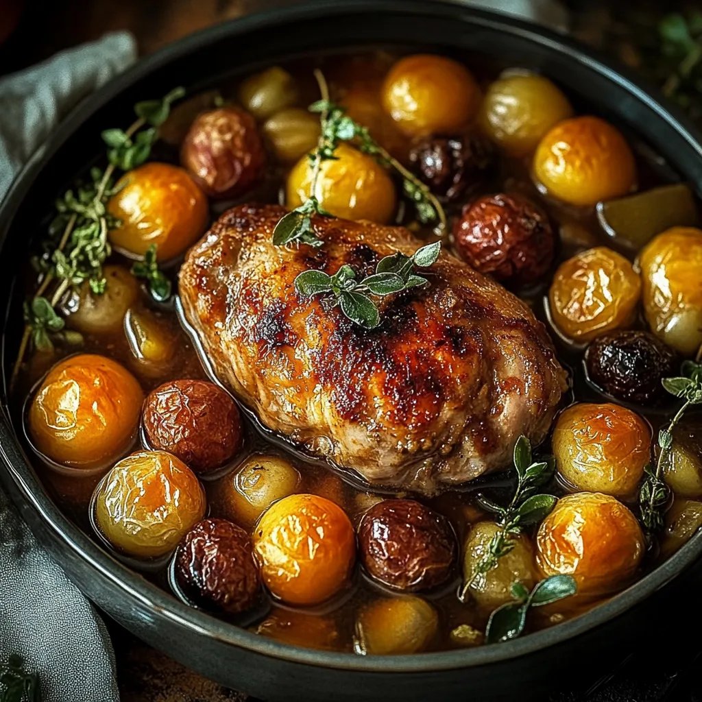 Rosenkohl-Eintopf mit Fleischbällchen