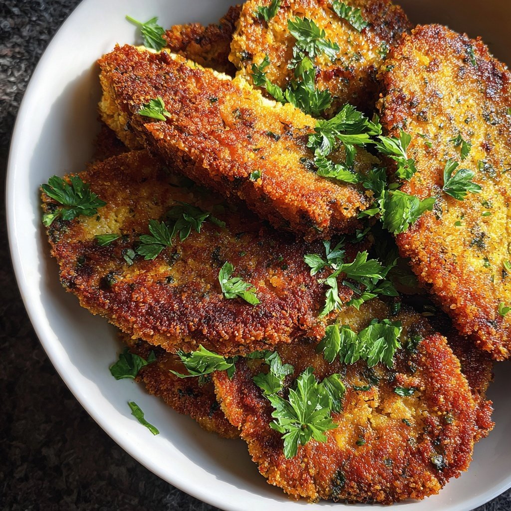 Blumenkohl Schnitzel Knusprig