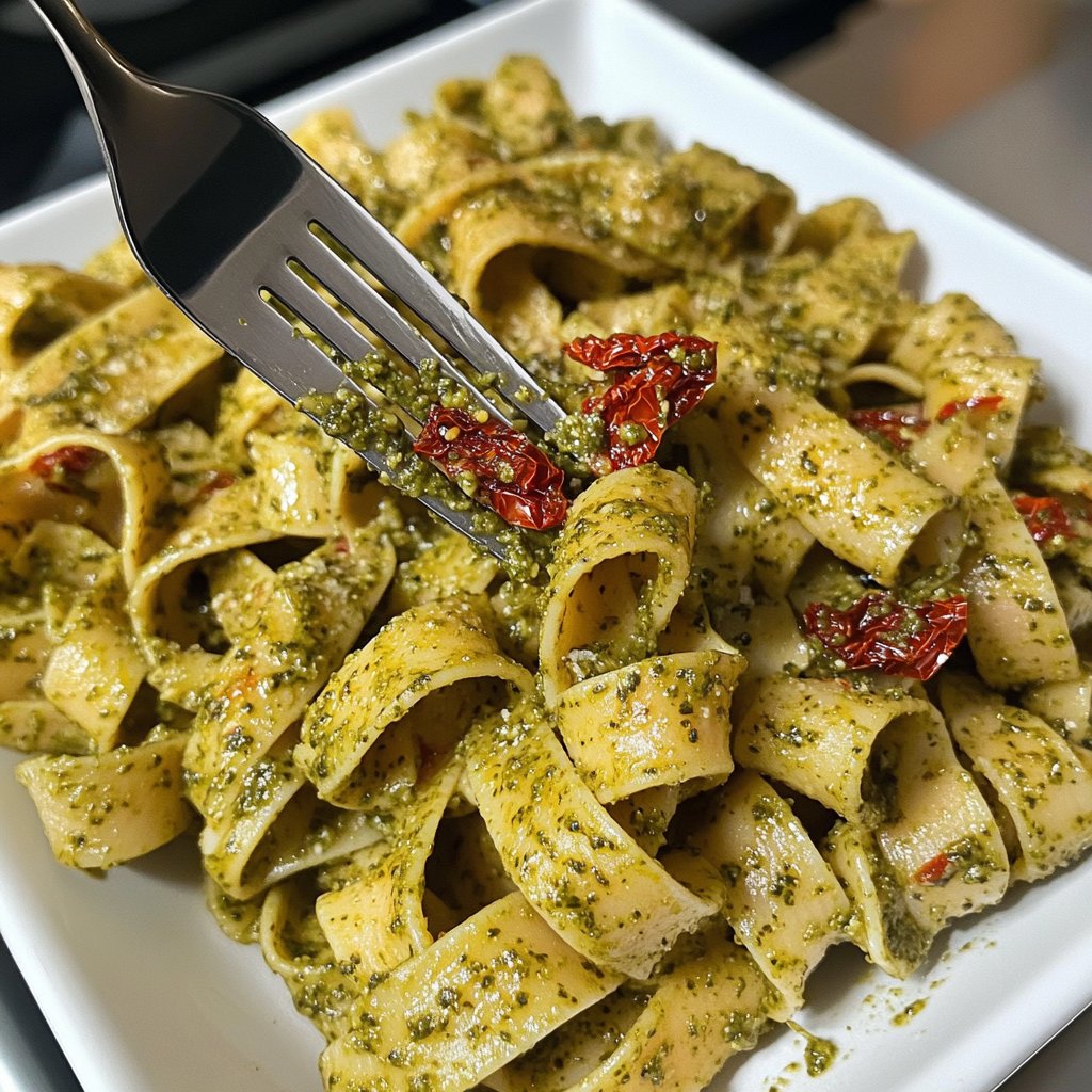 Pasta mit Pesto Rosso