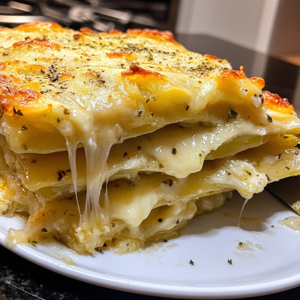 Kartoffelgratin mit Sahne