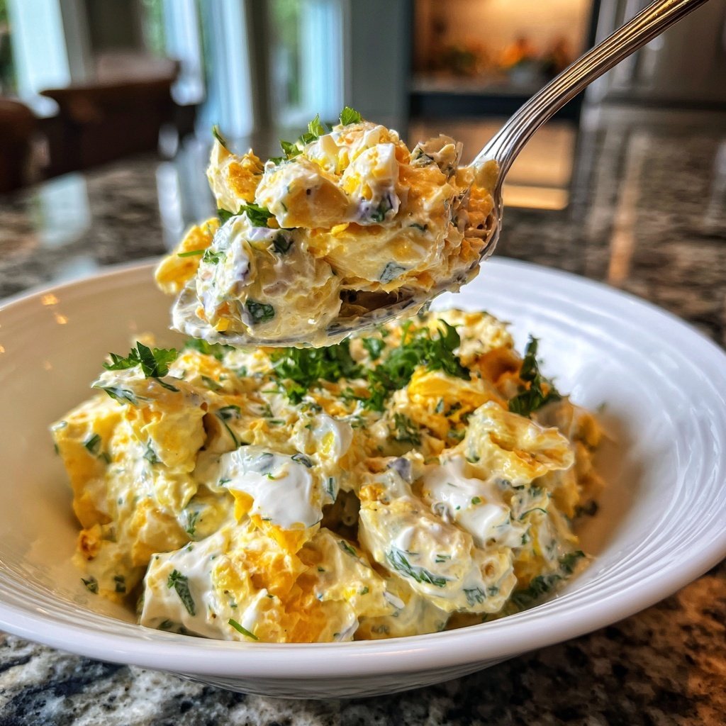 Schnell & Einfach 10-Minuten-Eiersalat mit Joghurt