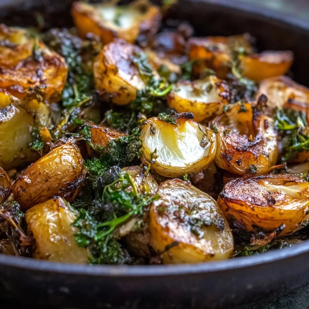 Herbstlicher Rosenkohl aus dem Backofen