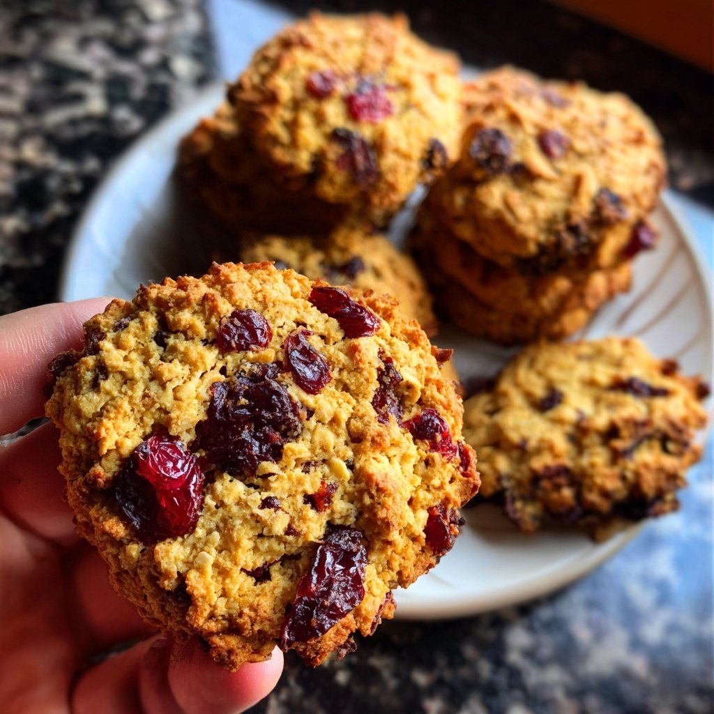 Cranberry-Hafer-Cookies – vegan & ohne Zucker