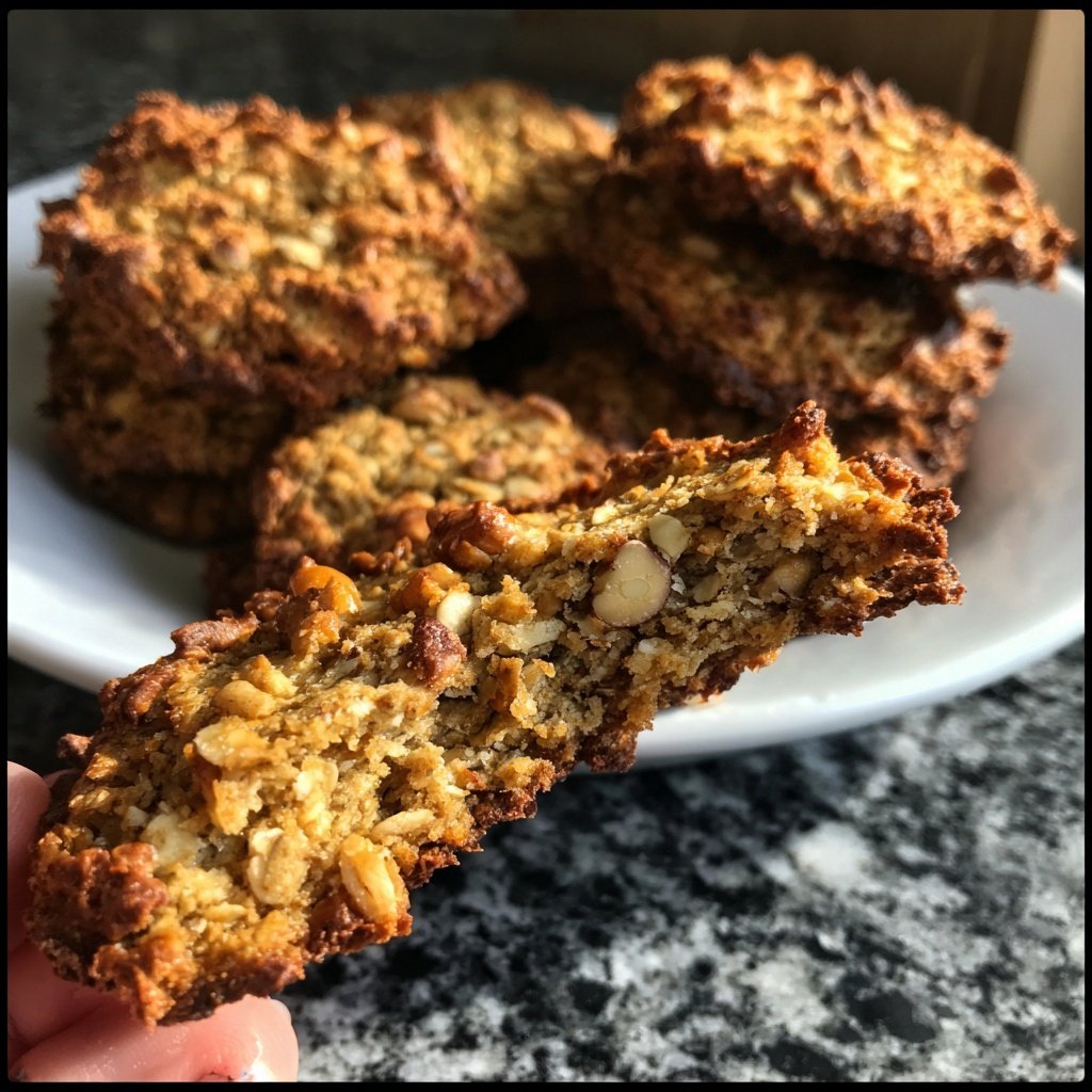 Haferflocken-Walnuss-Plätzchen