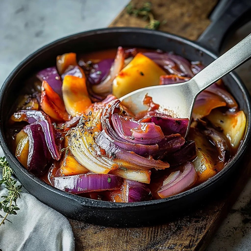 Gebackener Rotkohl