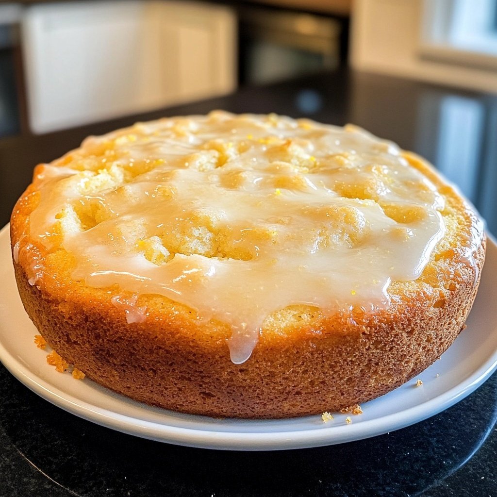 Zitronenkuchen mit Vanille