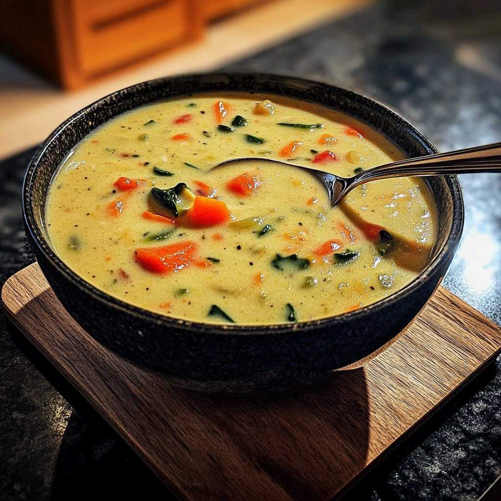 Linsensuppe mit Kokosmilch