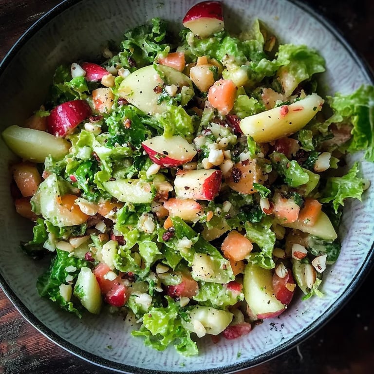 Brokkoli Salat mit Apfel – Frisch und fruchtig!