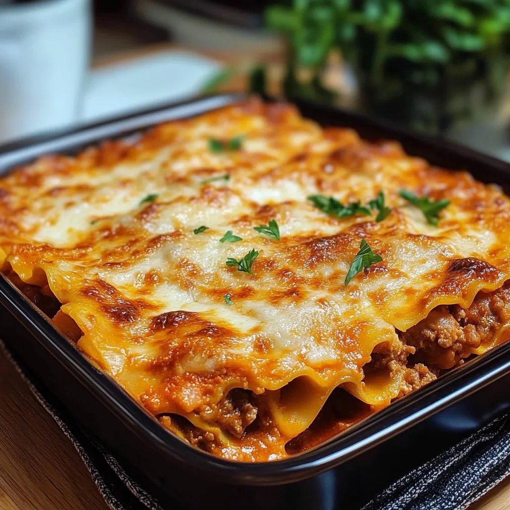Die beste hausgemachte Lasagne