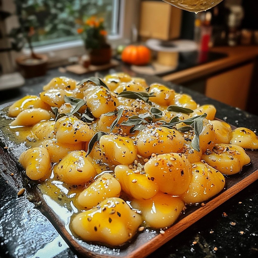 Gnocchi mit Kürbissauce