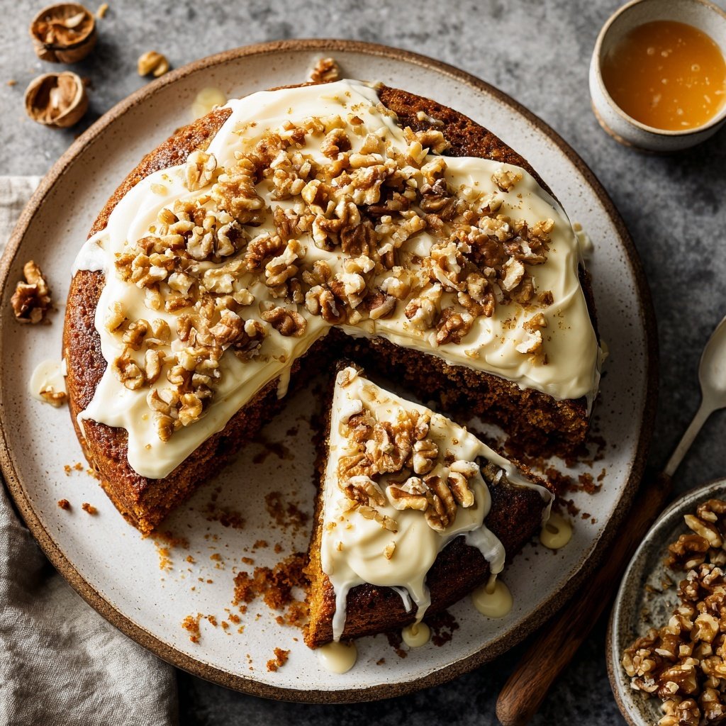 Karottenkuchen Mit Honig Süße