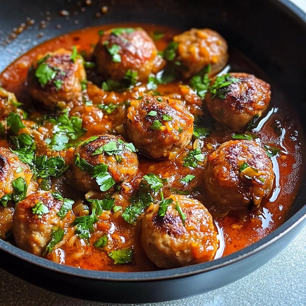 Albóndigas - Spanische Hackbällchen Tapa